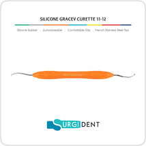 GRACEY CURETTE 11-12 SILICONE COATED SCALER DENTAL HAND INSTRUMENTS PERI... - £6.45 GBP