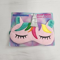 Unicorn Sleep Mask cloth Plush Pink - $9.90