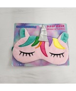 Unicorn Sleep Mask cloth Plush Pink - £7.78 GBP