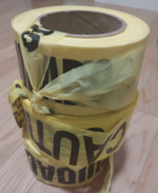 Lot of 3 caution tape 3&quot; 1000 feet - £5.66 GBP