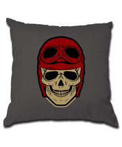 red helmet skull classic Pillow (Cover and Pillow Included) - £17.14 GBP+