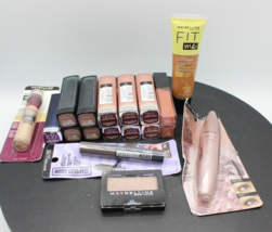 Maybelline Mega Bundle 19 Pieces Lip Color, Lipstick, Eraser, Eyeshadow, Mascara - £25.22 GBP