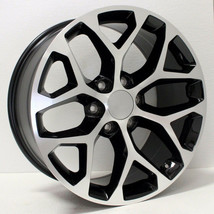 22&quot; Snowflake Black And Machine Wheels For GMC Sierra Yukon Denali 2000-2024 - £775.34 GBP