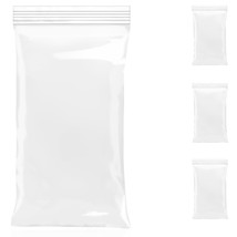Durable Reclosable Zipper Bags 4 x 7 - 100 Reusable Plastic Jewelry Bags... - £7.11 GBP
