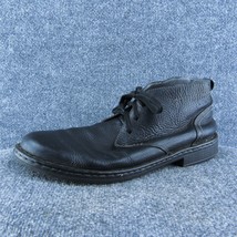 Clarks Collection Men Chukka Boots Black Leather Lace Up Size 12 Medium - £21.68 GBP