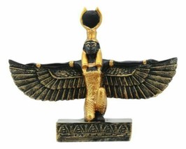 Egyptian Goddess Of Motherhood Isis With Open Wings Dollhouse Miniature Statue - £8.95 GBP