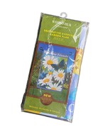 Sonoma Outdoors Garden Flag Welcome Friends Butterfly Daisies Sealed 12.... - $110.72 MXN