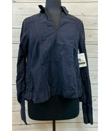 Free People Through The Storm Pullover Taupe Combo Hi Lo Blouse Size XS ... - $619.15 MXN