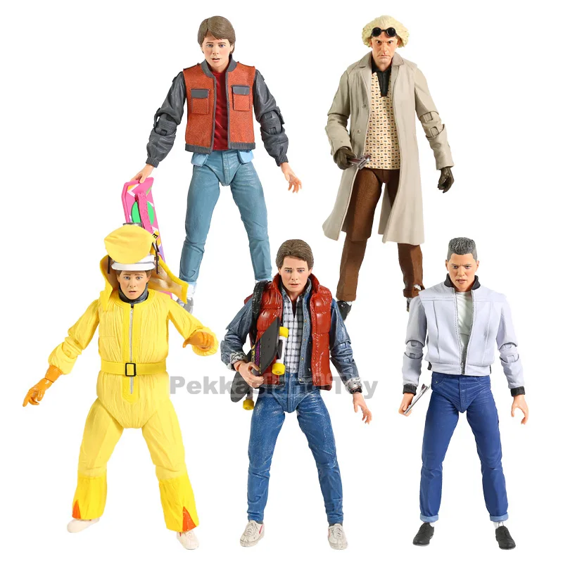Eca back to the future ultimate marty mcfly biff tannen doc brown 7 scale action figure thumb200