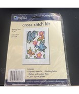 Fluttering Butterflies Crafters Square Cross Stitch Kit 5”x7” 847671 - $9.89
