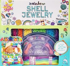 Jewelry Making Kit Just My Style Rainbow Shell Beads Kids Craft Kit NEW BGS - £16.11 GBP