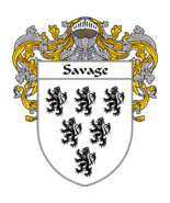 Savage Family Crest / Coat of Arms JPG and PDF - Instant Download - £2.27 GBP