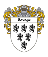 Savage Family Crest / Coat of Arms JPG and PDF - Instant Download - $2.90