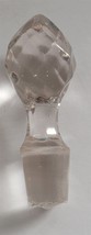 Vtg Faceted Teardrop Crystal or Glass Bottle Replacement Stopper Top ONL... - $352.39 MXN