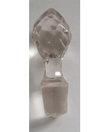 Vtg Faceted Teardrop Crystal or Glass Bottle Replacement Stopper Top ONL... - $346.64 MXN