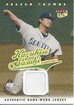 2004 Ultra Season Crowns Game Used Gold Kazuhiro Sasaki 144 Mariners 50/99 - £3.19 GBP