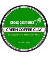 Green coffee clay mask - French green clay and coffee detox mask - £14.16 GBP