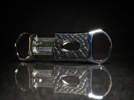 Brizard and Co Red Leather  and Black Python cigar V cutter image 12