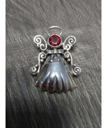 925 Sterling Silver Angel Brooch Pin Pendant Free Shipping - €25,68 EUR