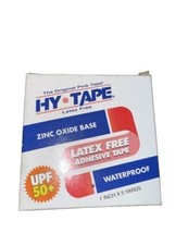 (1) Hy-Tape Original Tape Zinc Oxide, 1&#39;&#39; x 5 yds  Waterproof Pink 1 Rol... - $6.80