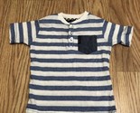 ben sherman baby boy striped pocket t-shirt size 12 Months - $8.51