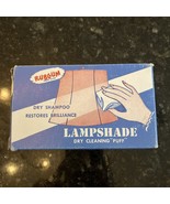 Vintage Advertising Box Rubgum Dry Shampoo Lamp Shade Cleaning Puff - $167.93 MXN