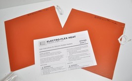 Lot Of 2 Electro Flex Heat Pad Efh SH-9X9-2.5-115 - 202.5W - 9&quot; X 9&quot; - £46.65 GBP