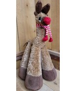 Bestever Red Nosed Reindeer 12&quot; Plush Stuffed Animal Yarn Fat Legs Lovie... - $38.04