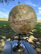 Replogle 12&quot; World Classic Series Globe on  Metal  Base Midcentury Compass Base - $150.00