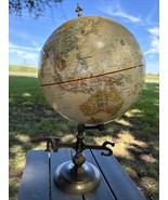 Replogle 12&quot; World Classic Series Globe on  Metal  Base Midcentury Compa... - €128,58 EUR