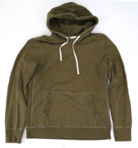 Reigning Champ Sz M Mid Weight Terry Hooded Sweatshirt Olive Green Hoodie - £29.53 GBP