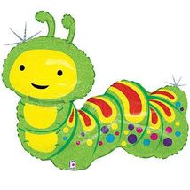 32" Caterpillar Holographic Foil Balloon - Birthday Party Supplies - $4.70
