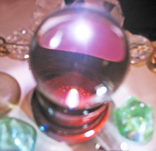 Haunted FREE W $200 order 7X COVEN CAST CRYSTAL BALL MAGICK WITCH CASSIA4 - Freebie