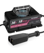 36V 18A Golf Cart Battery Charger 2-Pin D Style Plug Charger Compatible ... - $223.24