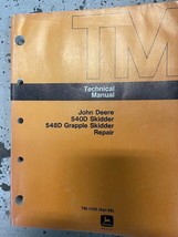 John Deere 540D Skidder 548d Grapple Skidder Service Repair Manual TM-1438 - $141.62