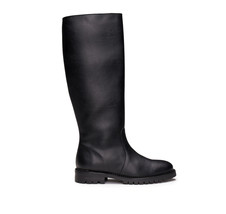 Vegan boot knee shaft smart minimalist elegant confident breathable line... - £61.75 GBP