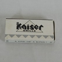 Matchbox Kaiser Grille Palm Springs California Vintage 6 Wood Matches Desert - £3.75 GBP