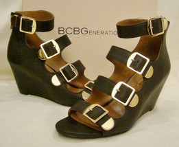 Sandals BCBGeneration Size-10B Dark Brown Leather - £39.93 GBP