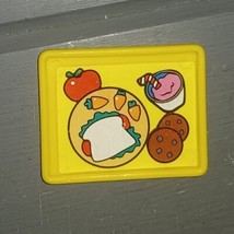 Fisher Price Little People food tray cookie apple fruit  main street vil... - $8.75