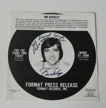 Jim Jimmy Buckley signed press release autographed Vintage Country - £9.37 GBP