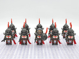 10pcs Crusades The Knights Templar Heavy Armor Minifigures Accessories - £19.97 GBP