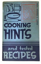 Cooking Hints &amp; Tested Recipes - Winifred S. Carter - SC - 1937 Procter ... - £11.77 GBP