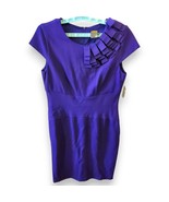 Taylor Dress Purple Size 12 New With Tags Lined, Cocktail Party Ruffled ... - $27.28 CAD