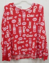 Coca-Cola Women&#39;s Hacci Long Sleeve Sleep Top Red Size 2X(18W-20W) - $25.73