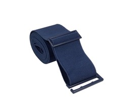 Navy Belt Canvas Lady Invisible Belt Web Elastic Adjustable Skinny Belt - $15.90