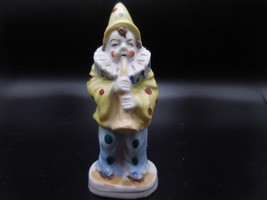 Vintage 1940&#39;s Figurine of Court Jester Clown with Horn Made in Occupied... - £9.48 GBP