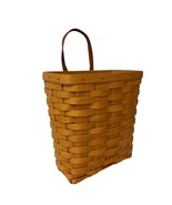 Longaberger Handwoven Basket Wall Hanging For Mail Or Keys Vintage 2000 ... - $469.84 MXN