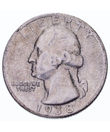 1938-S Washington Quarter 25C in AU Condition, Nice Eye Appeal, Strong L... - €58,86 EUR