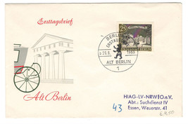 Germany Underpost  Berlin  1963 Very Fine Cover-Envelope &quot; Alt Berlin &quot; - £1.60 GBP