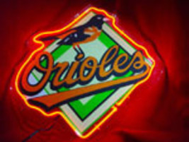 New MLB Baltimore Orioles Beer Bar Pub Gift Neon Light Sign 10&quot;x8&quot;[High Quality] - £53.94 GBP